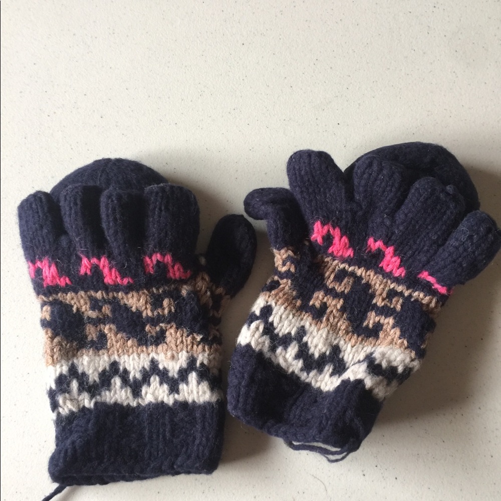 Adult Unisex Wool Finger Mittens!